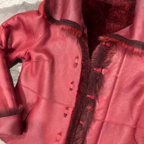 Viaveneto  Lamb  Sherling  reversible, stylish coat🔥 - Picture 14 of 16